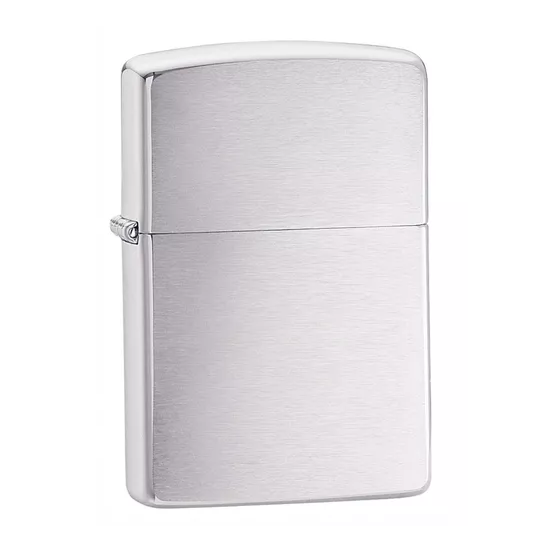 Encendedor Zippo Acero Cromado Cepillado 200