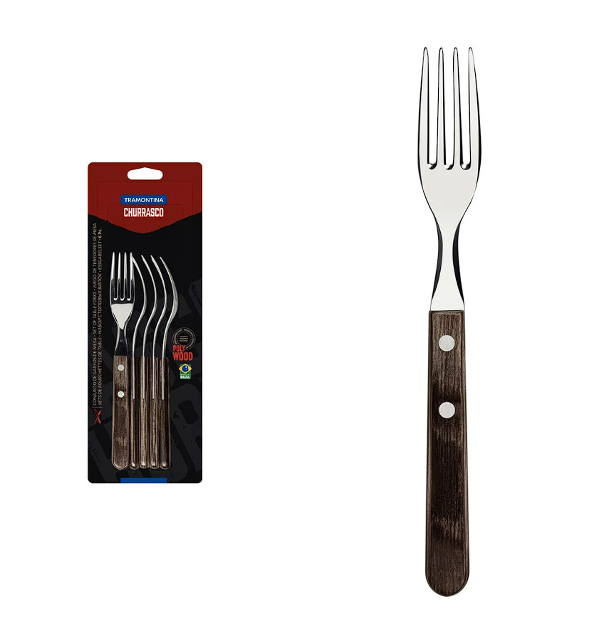 Set de 6 Tenedores Tramontina Linea Churrasco