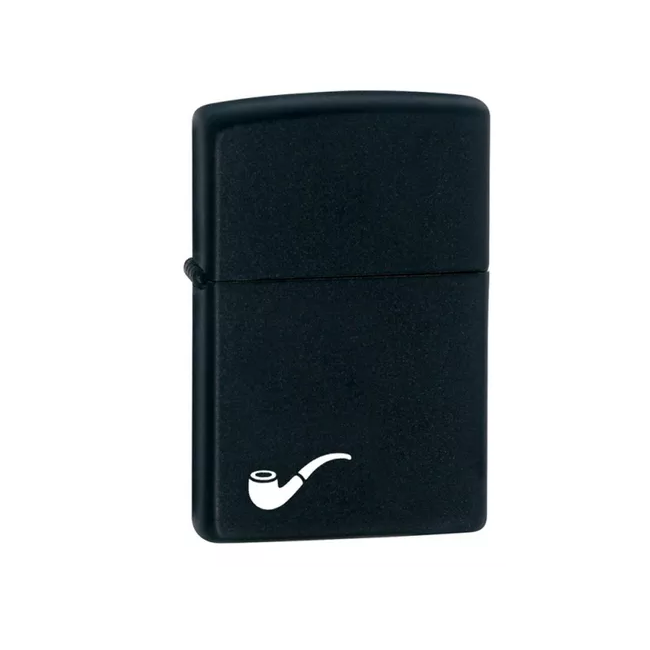 Encendedor Zippo para Pipas Negro Mate 218PL