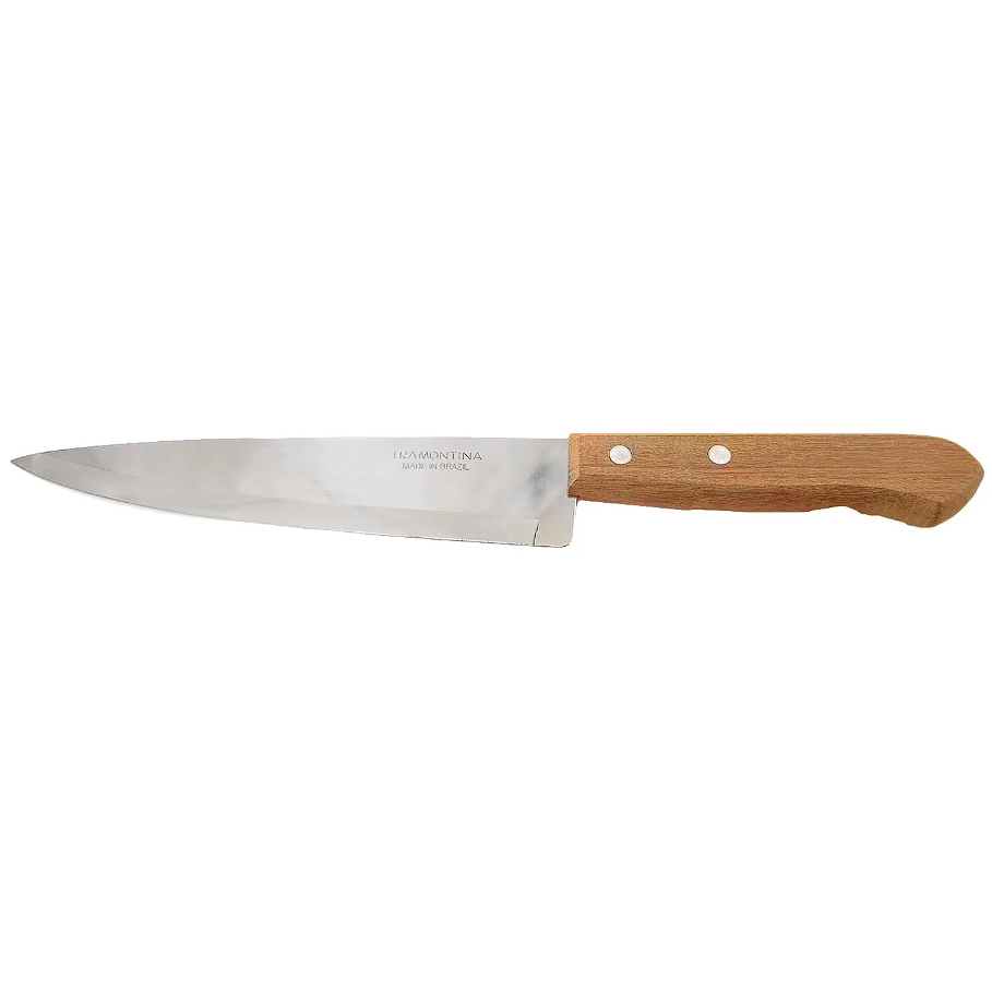 Cuchillo Tramontina Chef 7 Pulgadas - Mango Madera 22902-007