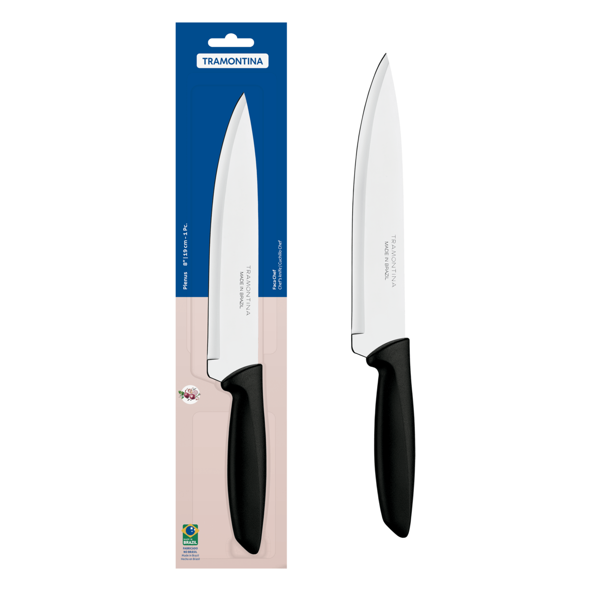 Cuchillo Tramontina Plenus de Chef 8 Pulgadas 23426/108