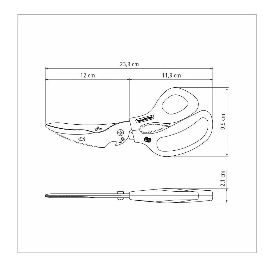 Tijera de Cocina Tramontina 25919/168