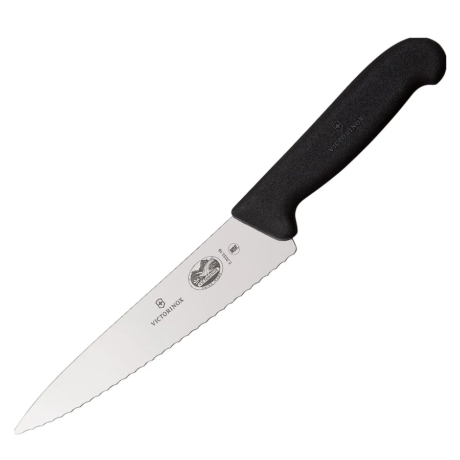 Cuchillo Victorinox Swiss Classic Fibrox 7.5 Pulgadas Filo de Sierra
