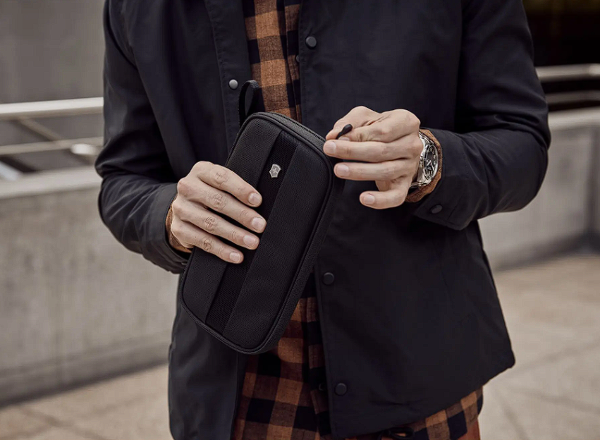 Organizador de Viaje Victorinox Negro Con Proteccion RFID 610597