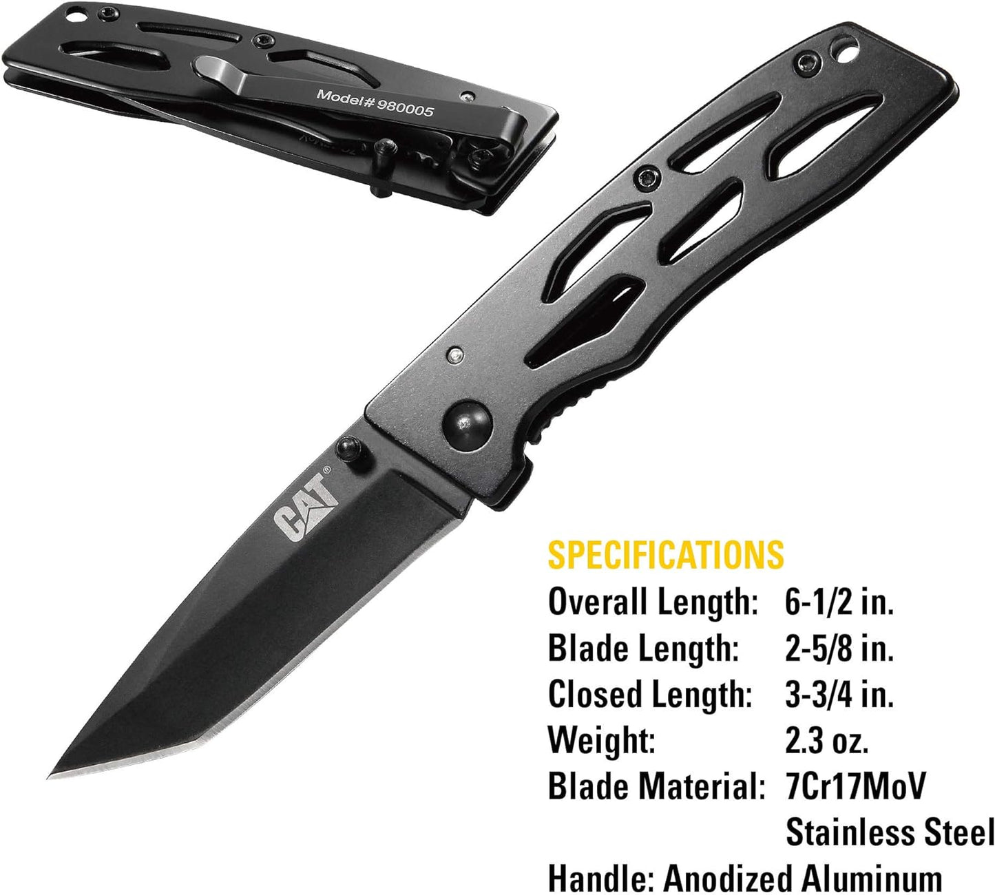 Navaja CAT 980005 Negra