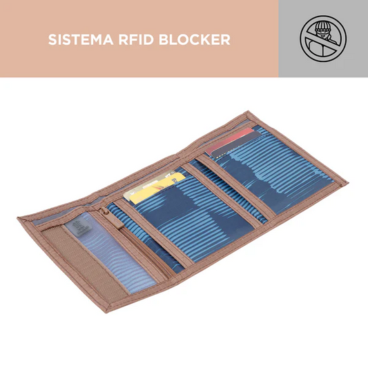 Billetera Totto Tojal Azul AC51IND620-2210B-3JS