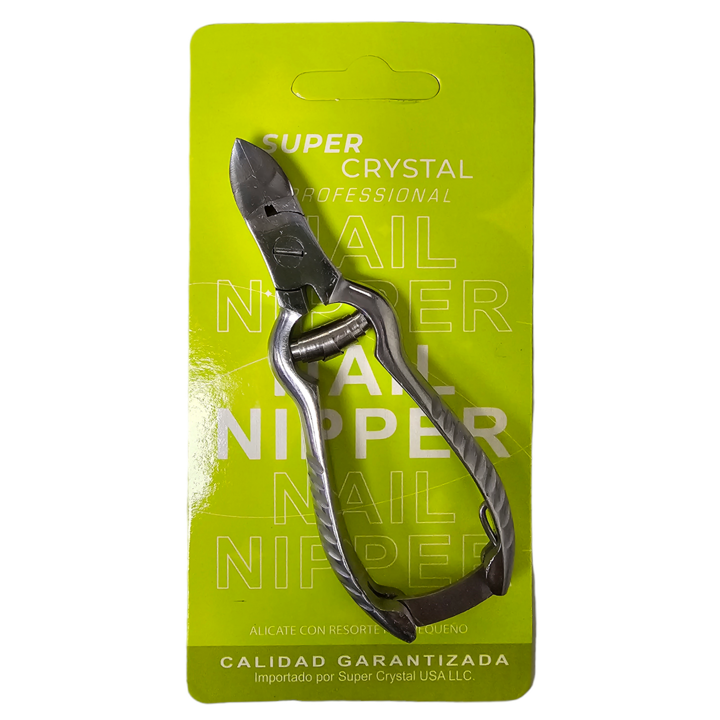 Alicate Corta Uñas Super Crystal Punta Curva CUA-0005