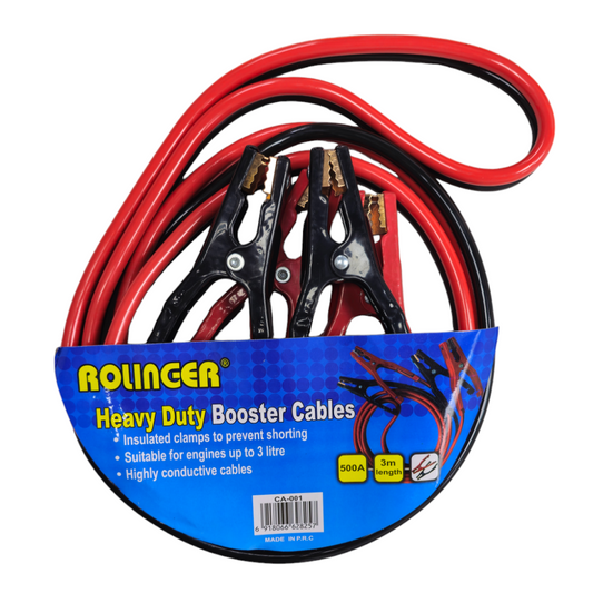 Cables Auxiliares Rolinger 500AMP de 3 metros CA120AMP