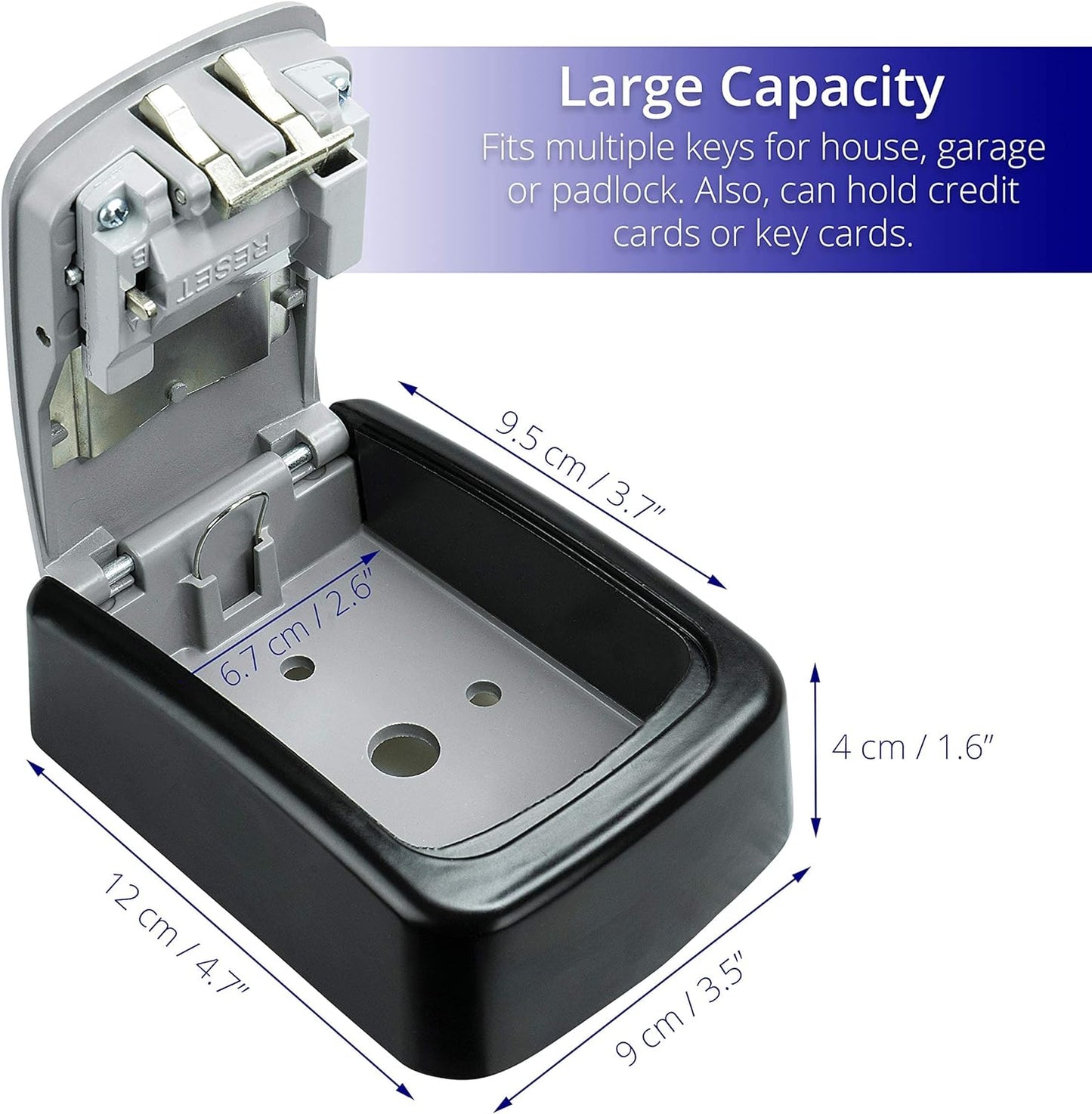Caja con Clave para Llaves Rudy Run para Exteriores