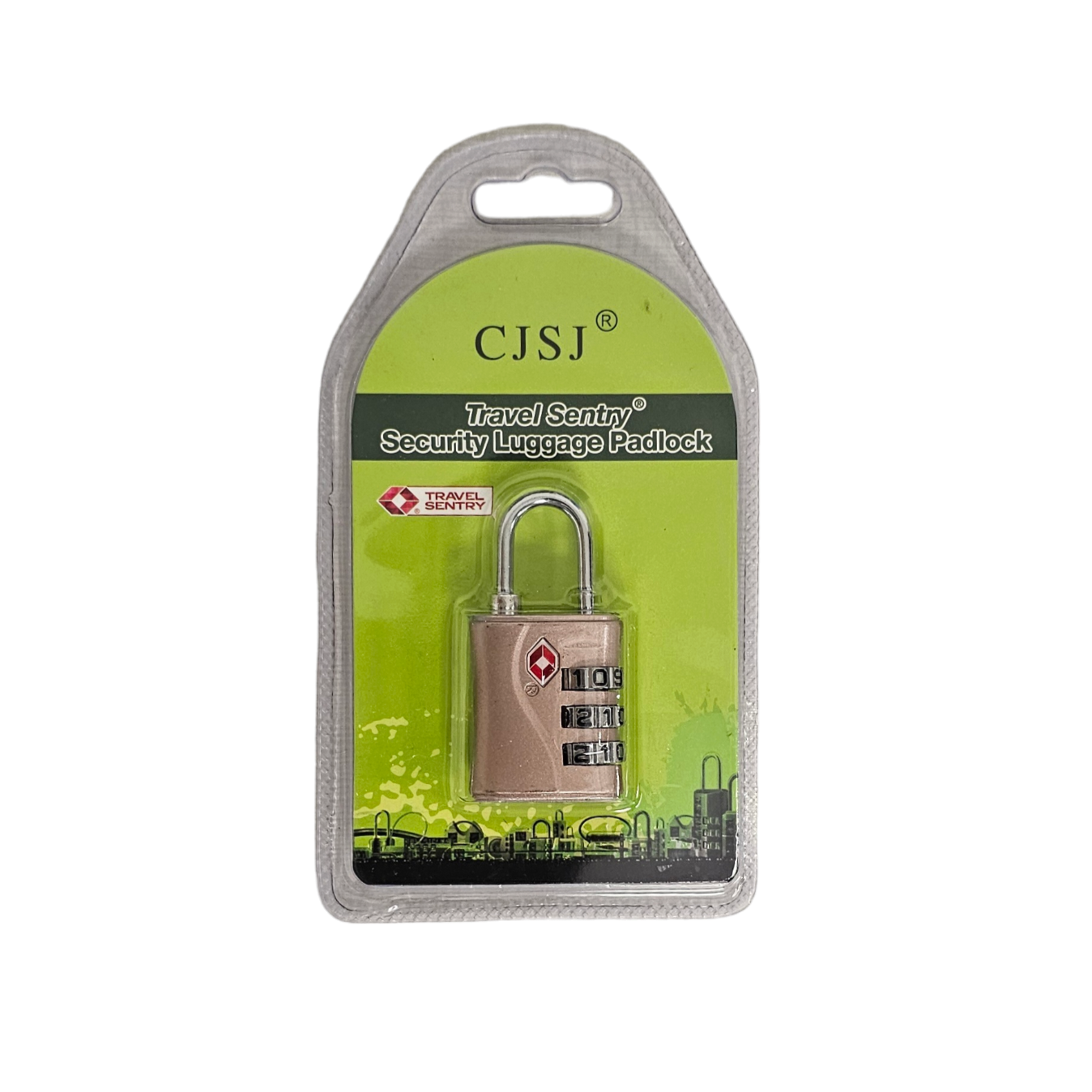 Candado CJSJ Combinacion TSA 4 Diales CAN-17