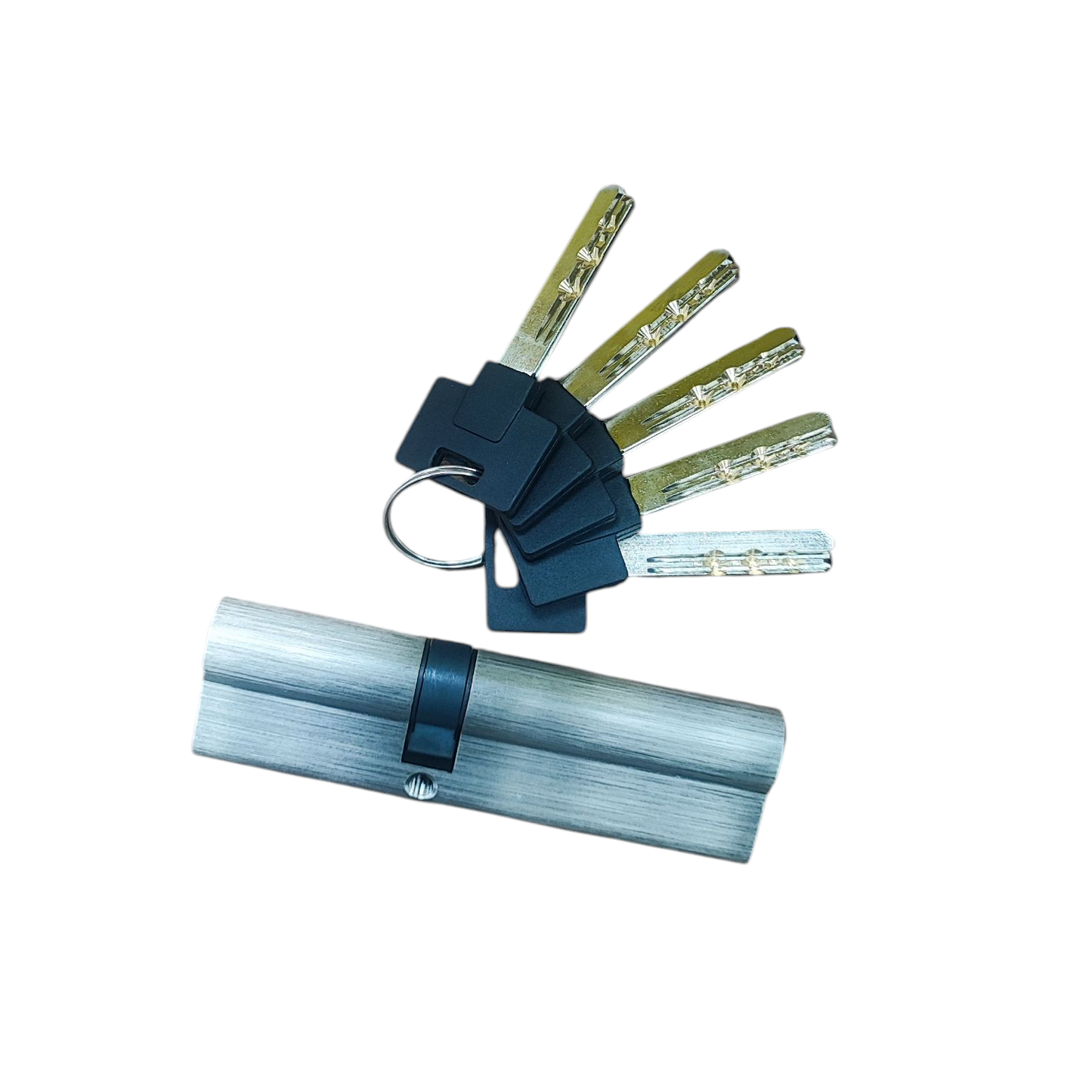 Cilindro Schlock 110mm (45+65) con Llaves de Seguridad CY110D-MTK-SN