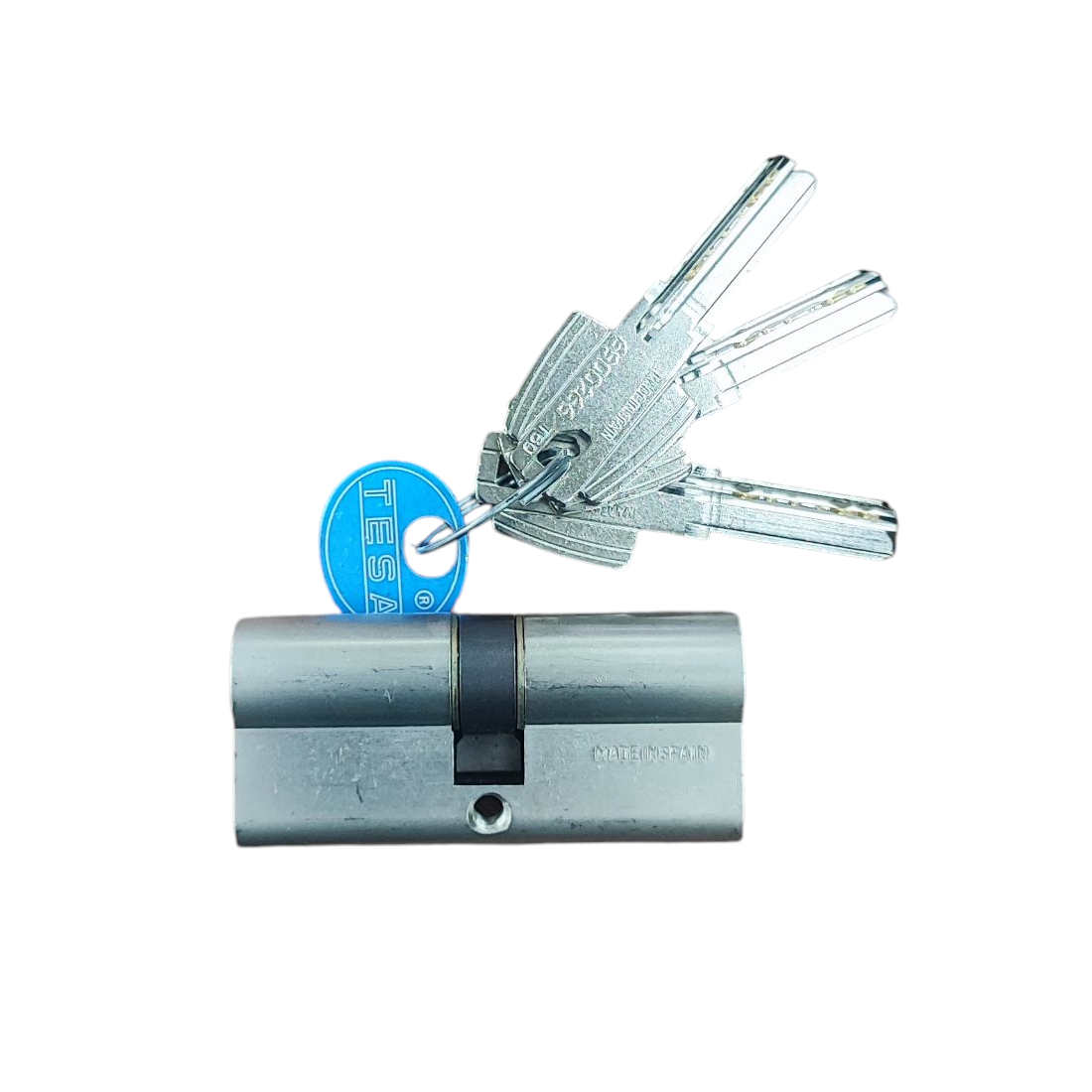 Cilindro Tesa 70mm T60 con LLaves De Seguridad CIL.T60/70MM/NK
