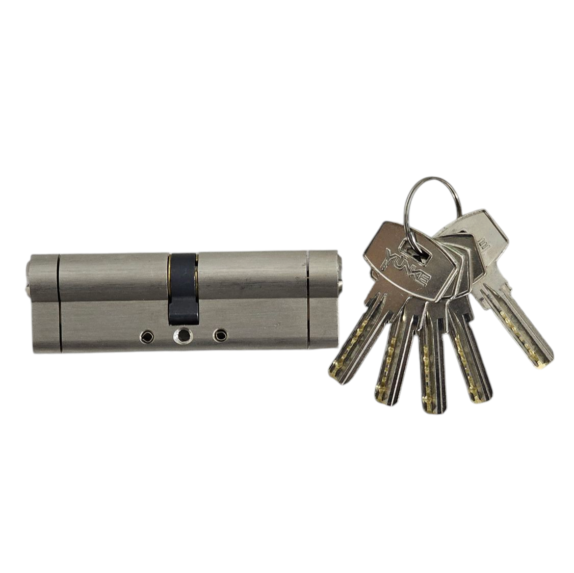 Cilindro Yunke de 100mm (50-50) con llaves de Seguridad CIL.YC80/100MM