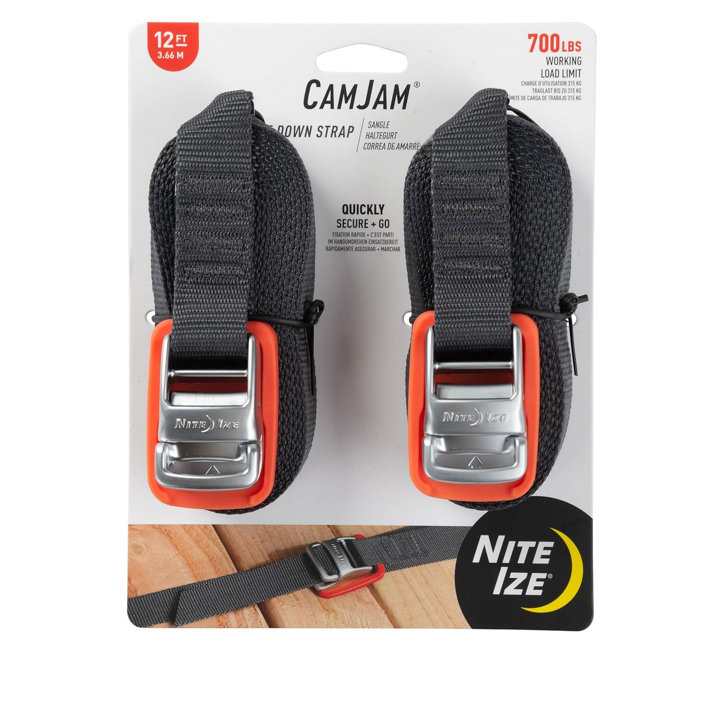 Duo De Cinchas Multiusos Nite Ize 700lbs CJWR12-09-2R6