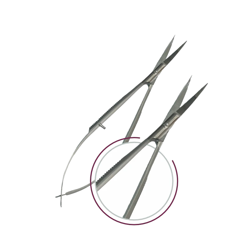 Micro Tijera Super Crystal Professional Para Cutícula Rusa