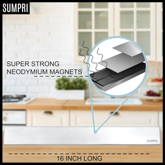 Iman para Cuchillos de Acero Inoxidable 16 Pulgadas