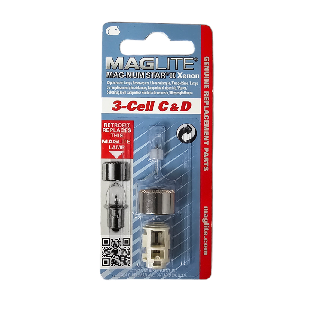 Bombillo de Repuesto para Linterna Maglite 3-Cell C & D LMXA301L
