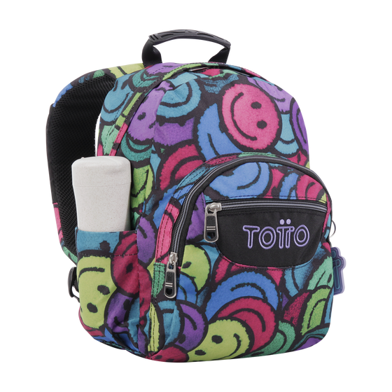 Mochila Totto Tempera Kids - Emojis