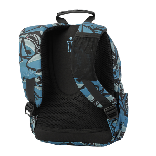 Mochila Totto Tempera Kids - Tiburones MAO4ECO003-2316J-6QS