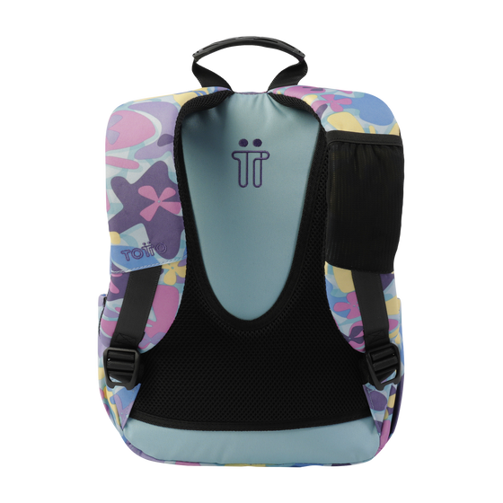 Mochila Totto Tempera Kids - Flores Hawainas