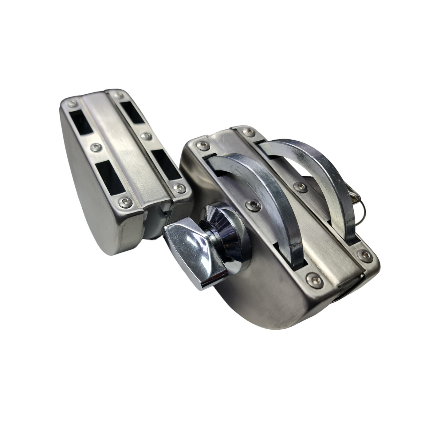 Cerradura Schlock para Puerta de Vidrio Gancho SCH1001SS