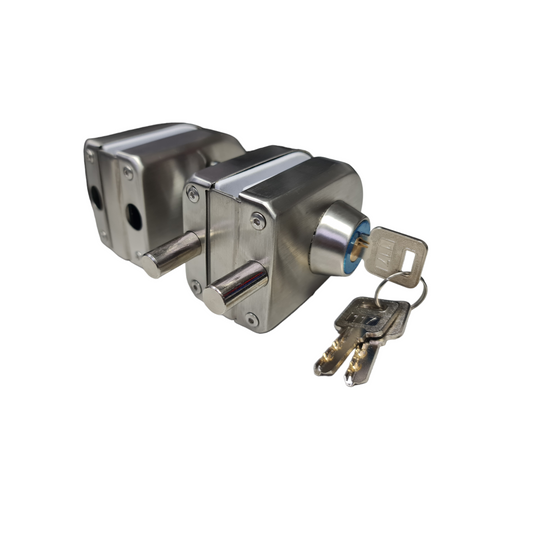 Cerradura Schlock para Puerta de Vidrio Pasador SCH1013SS
