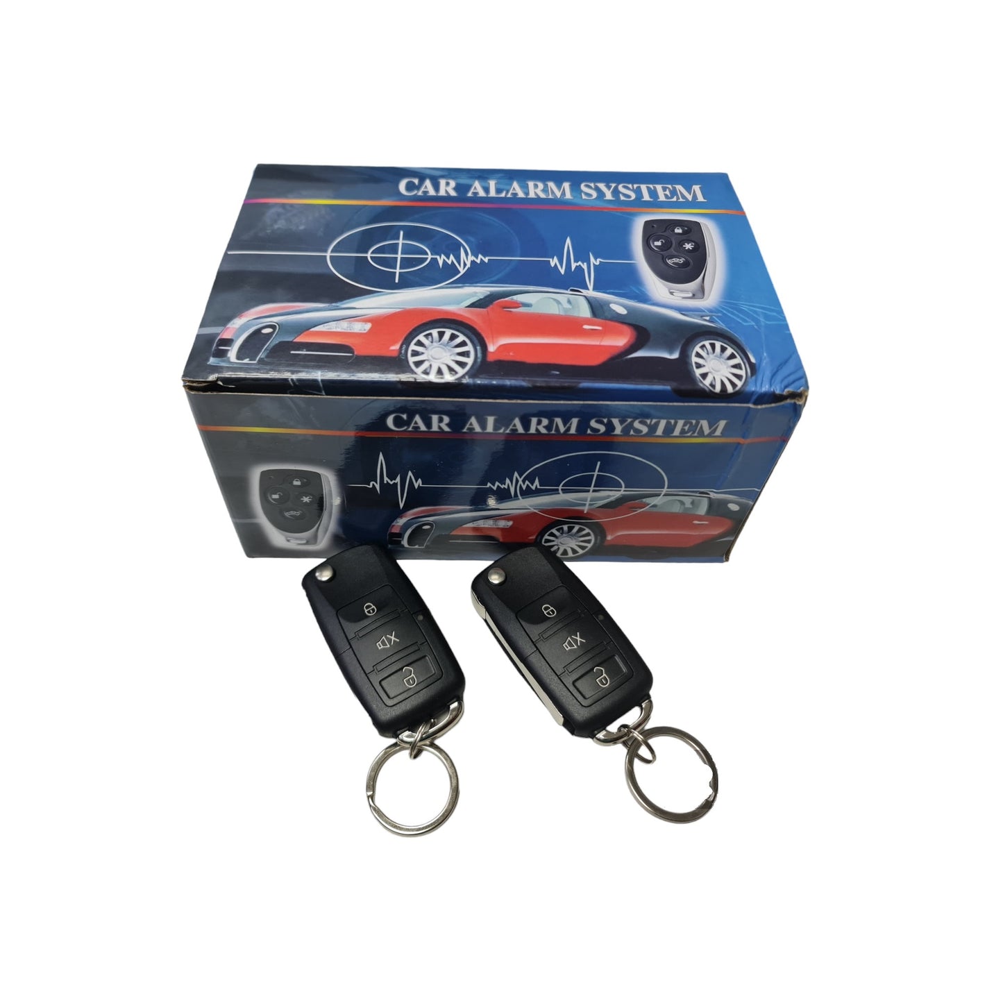 Alarma con llave navaja Car Alarm System T368 C-A-57 Remote T368