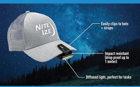 Linterna Nite Ize Radiant Recargable Con Clip Ajustable R170RC-01-R7