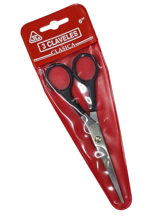 Tijera 3 Claveles Scuola de 6" 02615