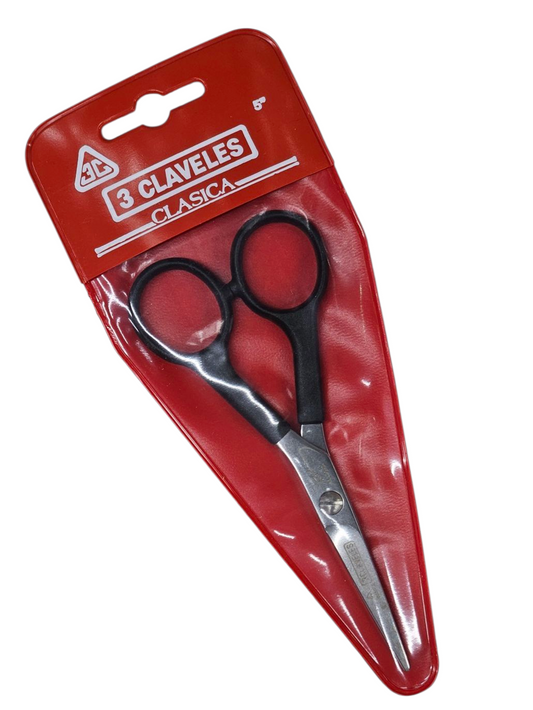 Tijera 3 Claveles Scuola de 5" 02609