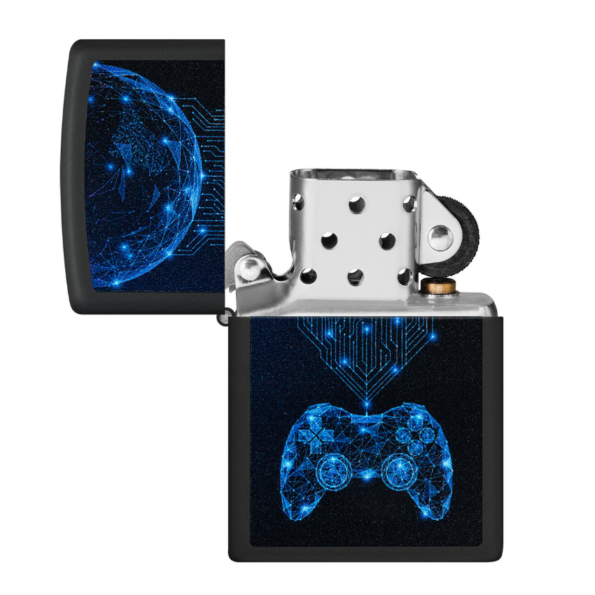 Encendedor Zippo Gaming Negro