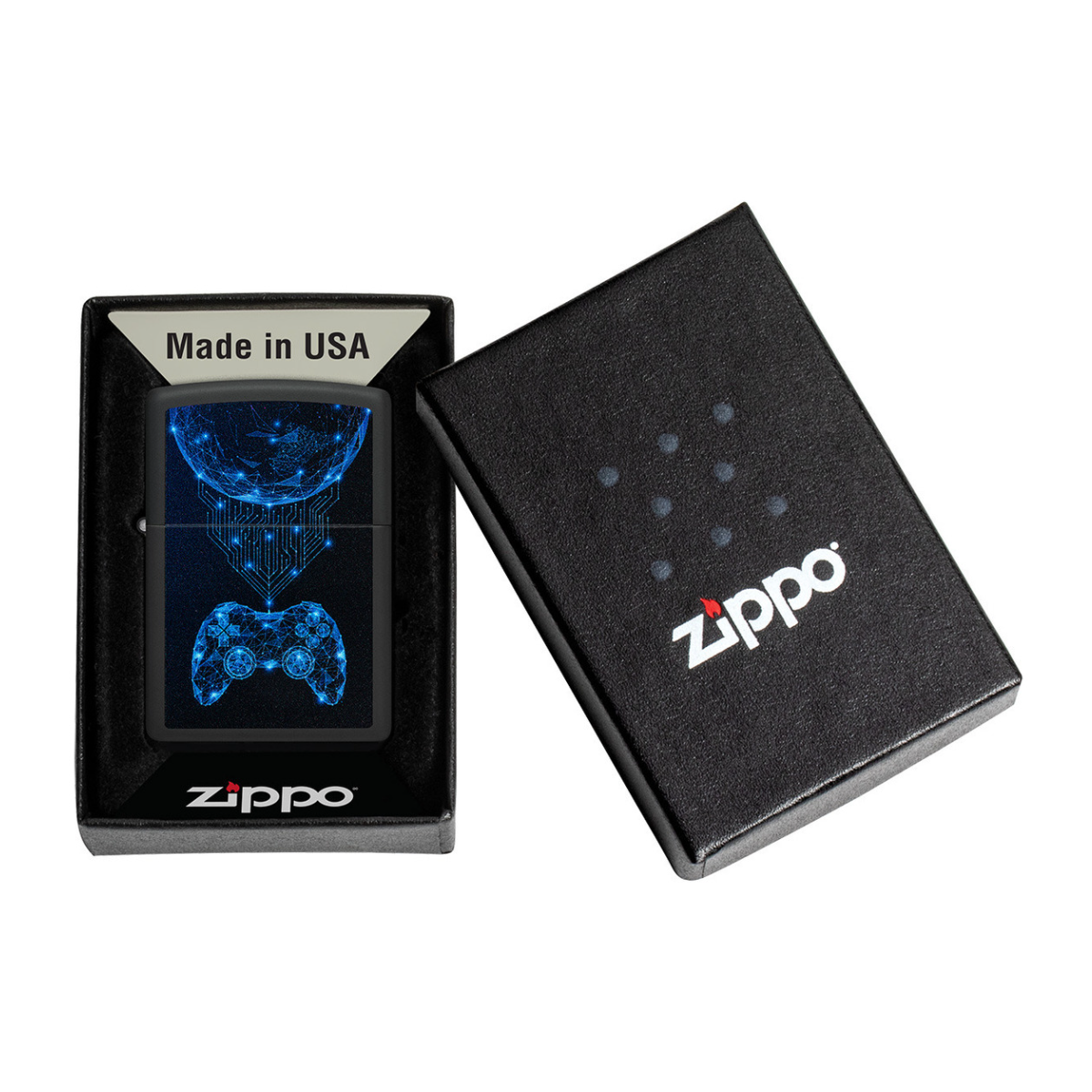 Encendedor Zippo Gaming Negro