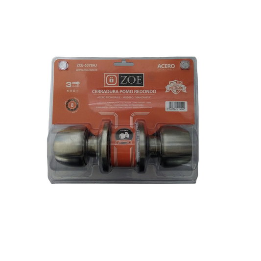 Cerradura Zoe para Habitacion (Manzanita) ZCE-1926AI