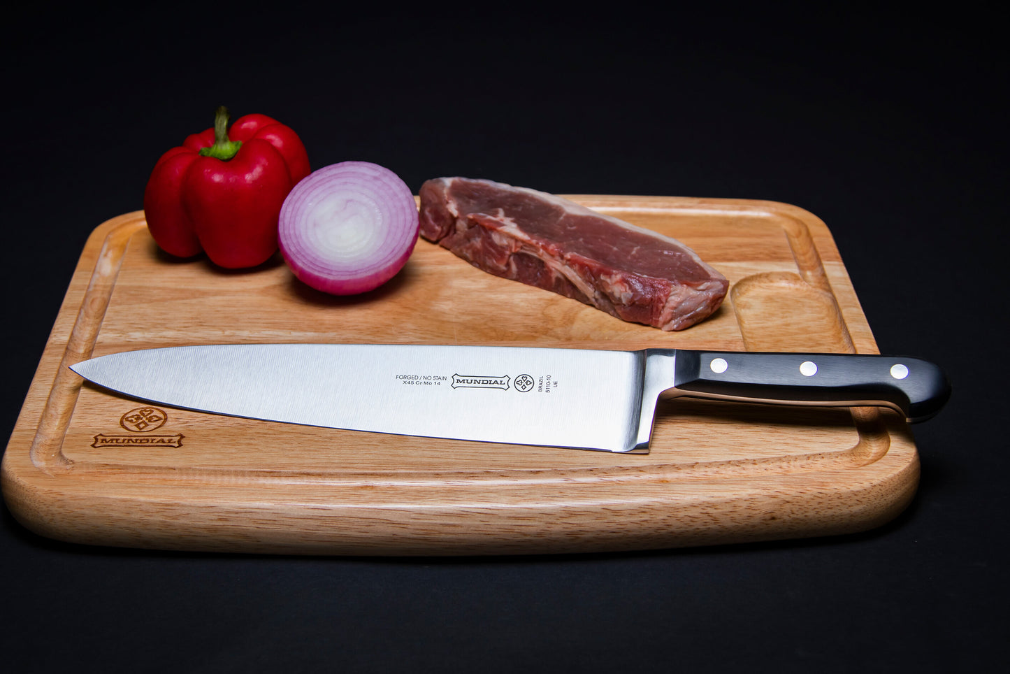 Cuchillo Mundial Mango Forjado Chef 10 Pulgadas 5110-10