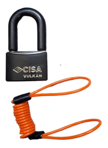 Candado Cisa Vulkan para Motos Arco 12640208