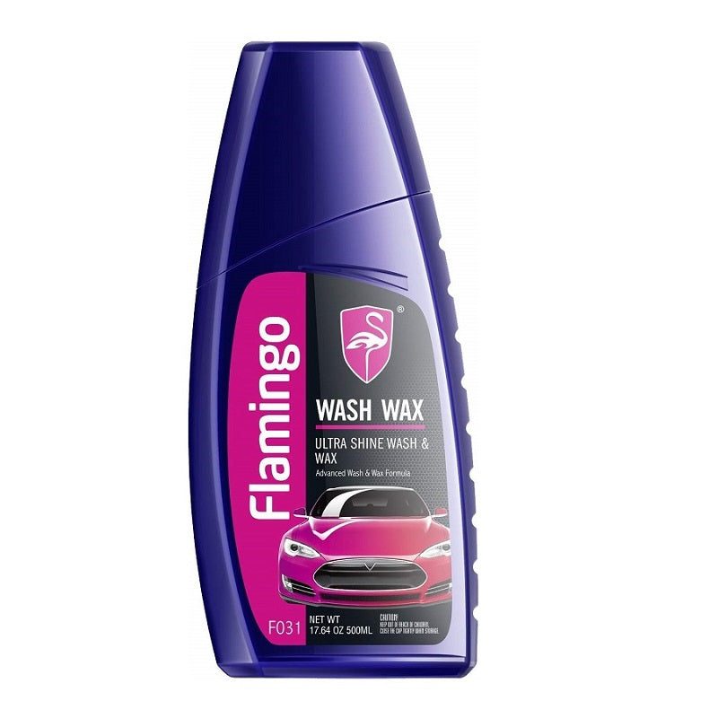 Shampoo para Lavado de Auto Flamingo (Wash Wax) F031