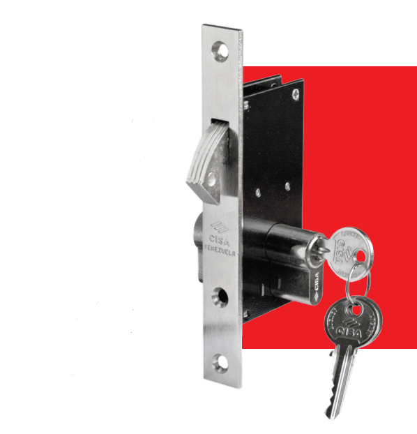 Cerradura Cisa Embutir 30mm Gancho 12640033