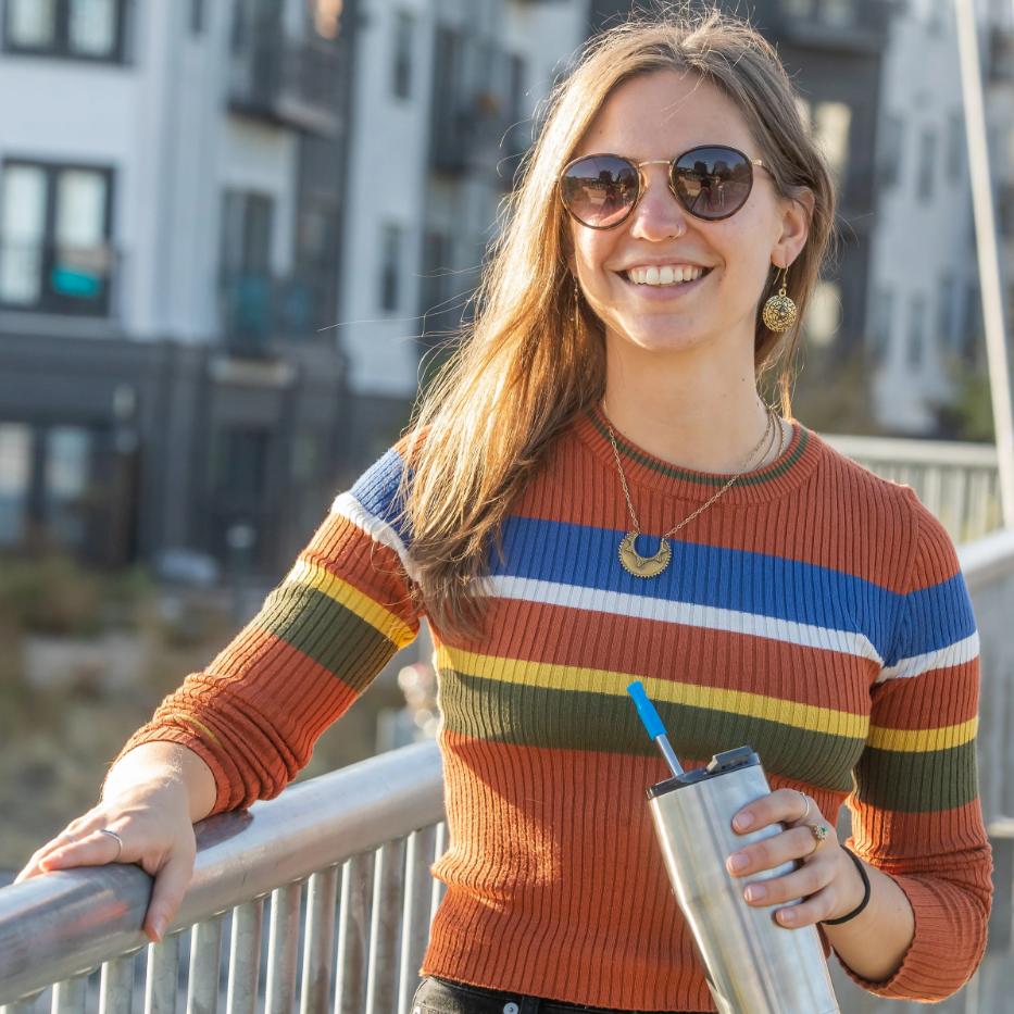 Set de Pitillos Reusables Ecovessel (4 Piezas) STRW8-5MC