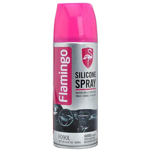 Silicon Abrillantador Spray para Tableros Flamingo