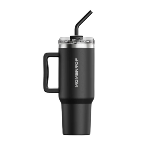 Envase Térmico Momentop 40oz / 1.18 L con Asa de Agarre y Pitillo