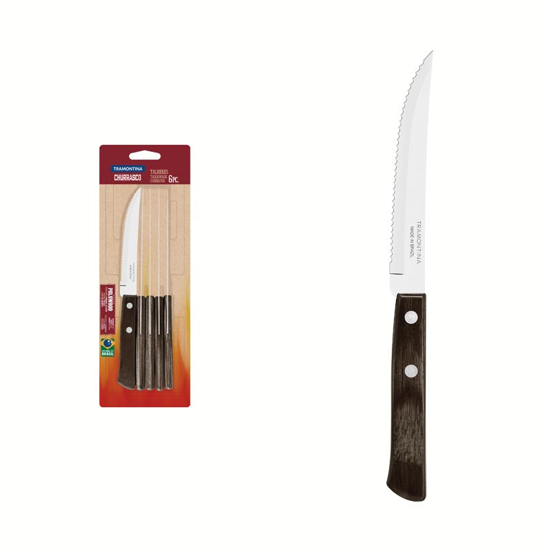 Set de 6 Cuchillos Tramontina Linea Churrasco