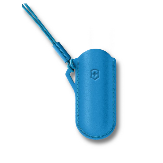 Estuche Victorinox de Cuero para Navajas Mini - Azul