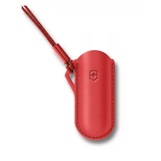 Estuche Victorinox de Cuero para Navajas Mini - Rojo