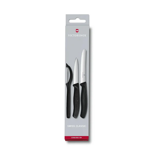 Set de Cuchillos Victorinox Mondadores con Pelador Swiss Classic 3 Piezas