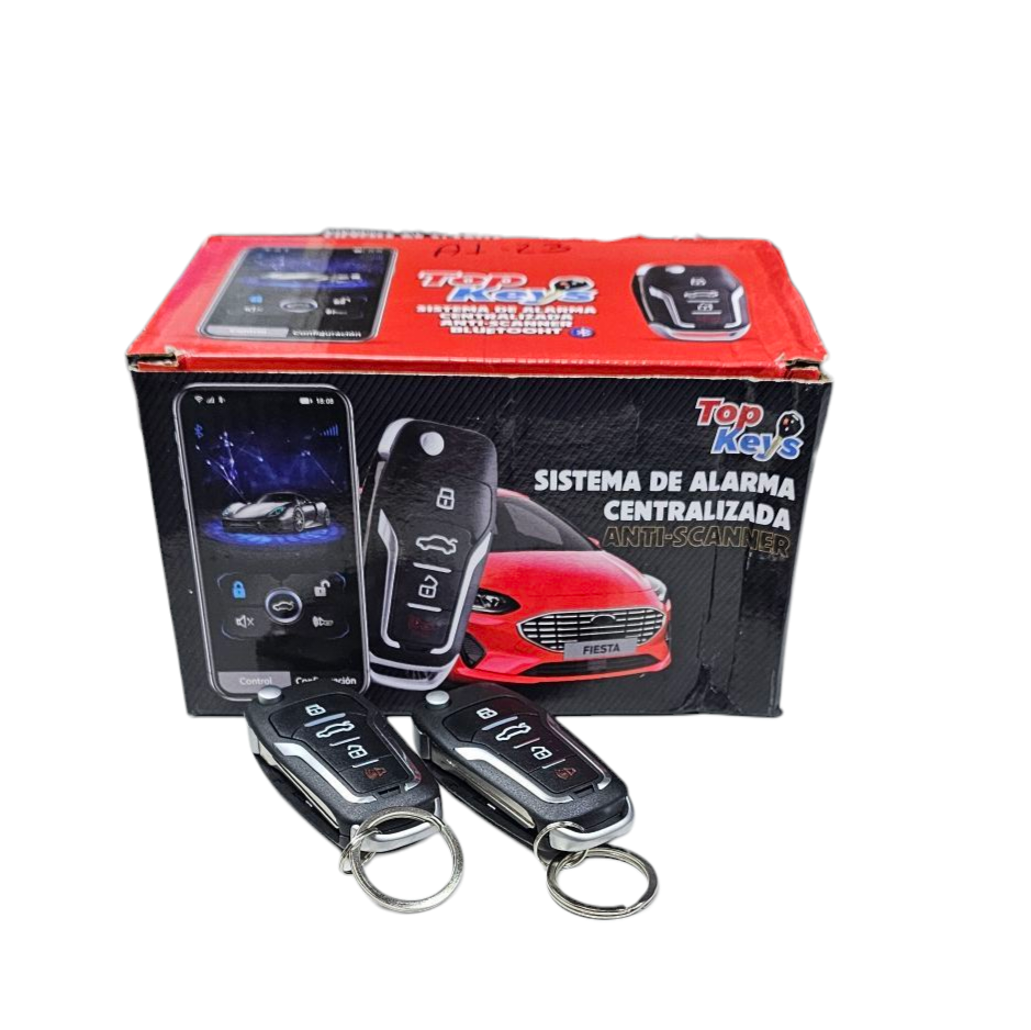 Alarma TopKeys Bluetooth con 2 Llaves Navaja con Control Integrado AL-23