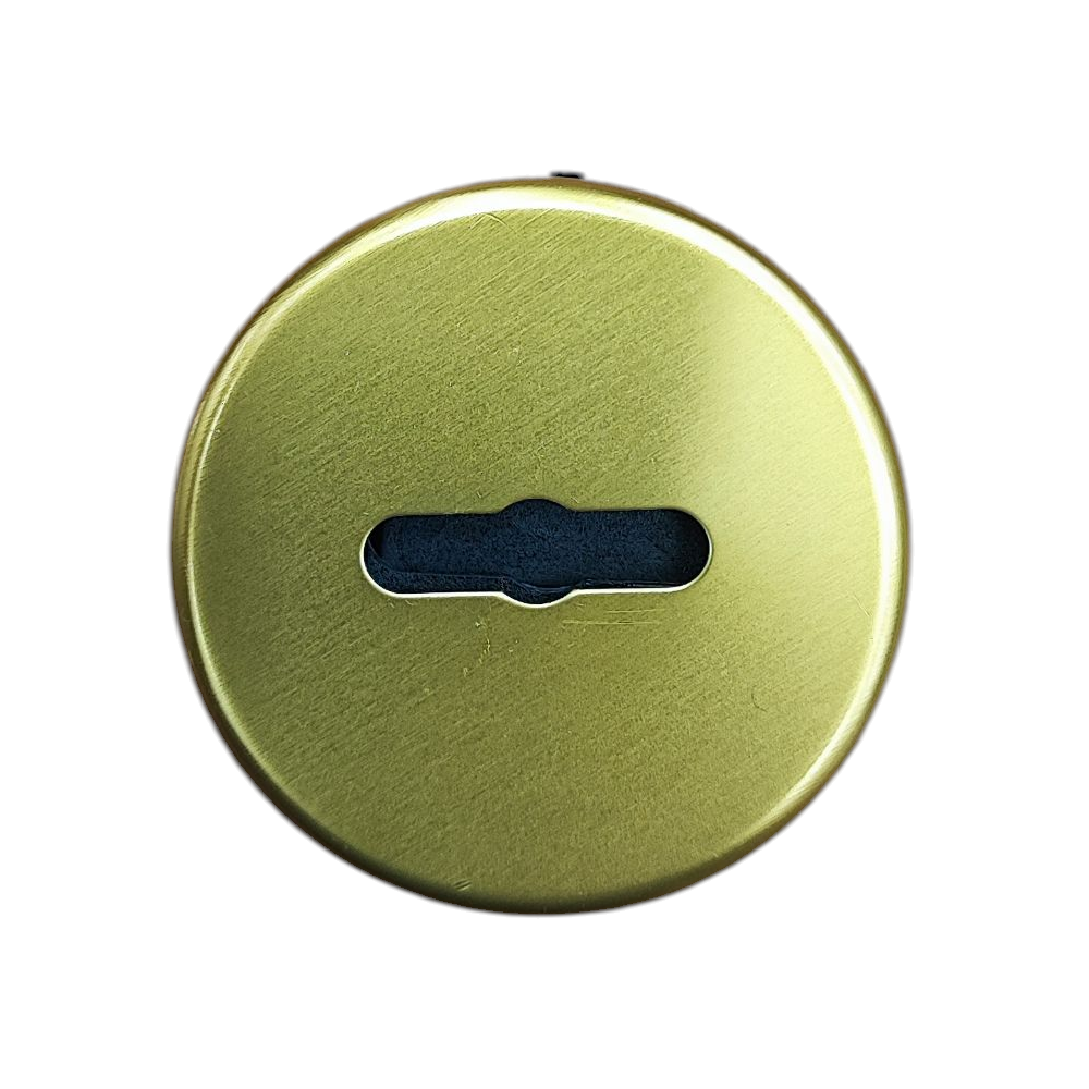 Boca Llave Ghidini Redonda para Cerradura Bancaria Dorado