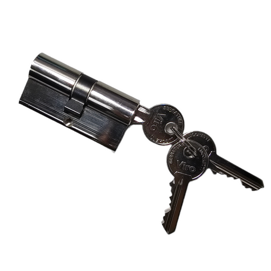 Cilindro Viro de llave Sencilla 60mm Europerfil