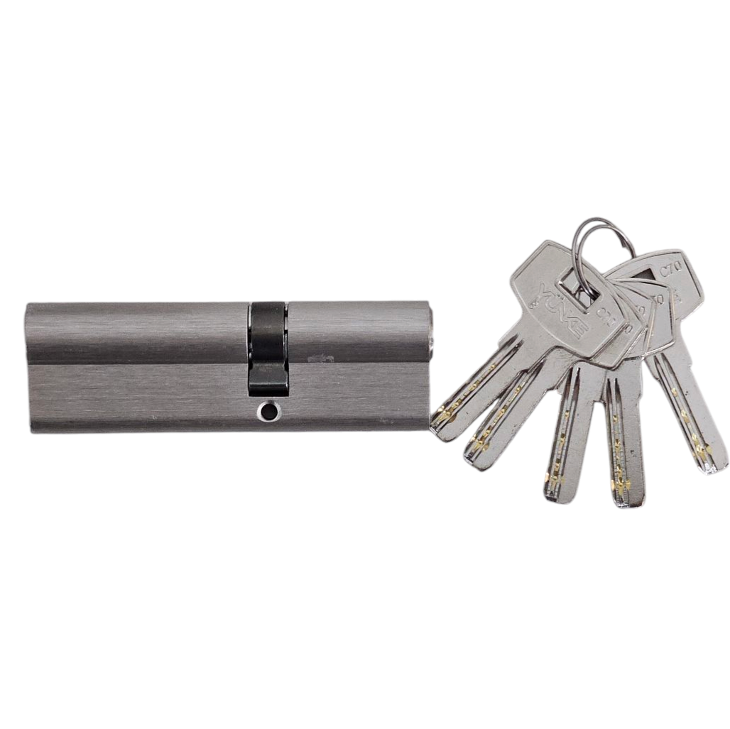Cilindro Yunke 100mm (60-40) con llaves de Seguridad