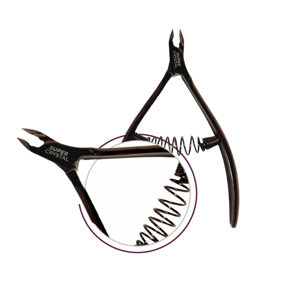 Corta Cuticula Super Crystal de Profesional Titanium Oro Rosa CUC-0035