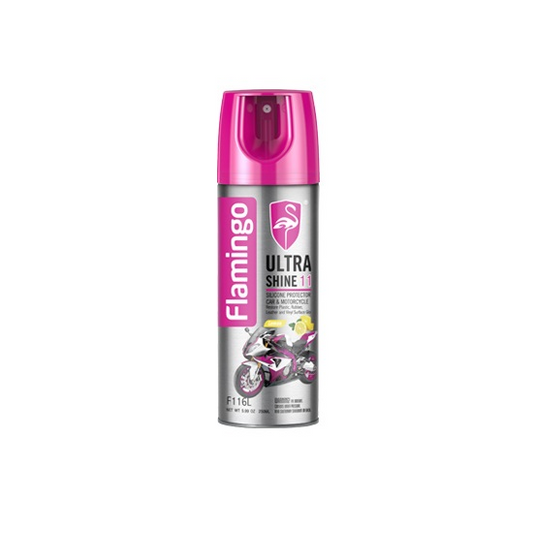 Silicon Protector y Brillante Flamingo para Motos Ultra Shine